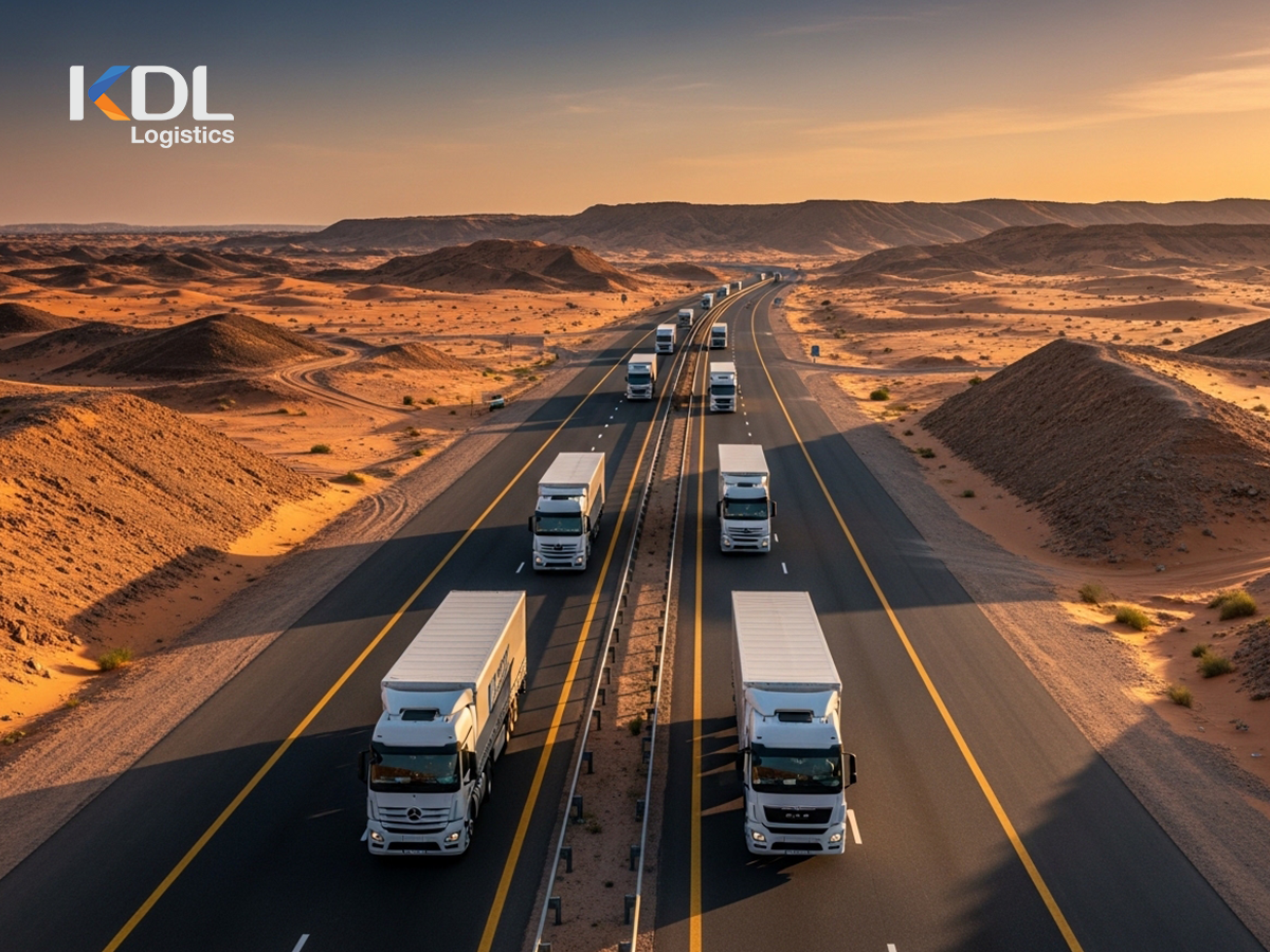 النقل البري من السعودية إلى قطر مع KDL